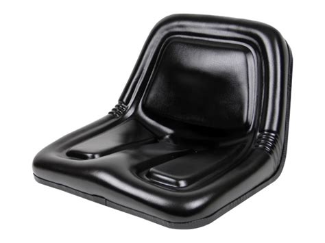 km 129 lawn mower skid steer bucket seat-black vinyl|M&K 7104.KMM Uni Pro, KM 129 Bucket Seat, Black Vinyl.